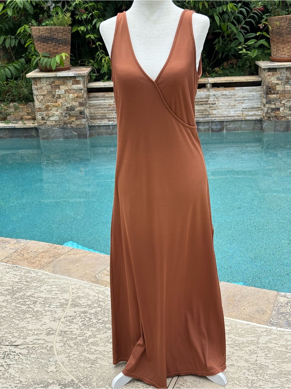 Victoria's Secret Rust Brown Maxi Dress